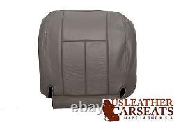 2003 Fits Dodge Ram Truck 1500 Driver Side Bottom Leather Seat Cover Gray