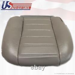 2003 to 2007 Hummer H2 PASSENGER Bottom Genuine Leather Seat Cover Wheat Gray