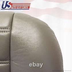 2003 to 2007 Hummer H2 PASSENGER Bottom Genuine Leather Seat Cover Wheat Gray