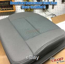 2004 2005 2006 Ford F150 XL Work Truck -Driver Side Bottom Cloth Seat Cover Gray