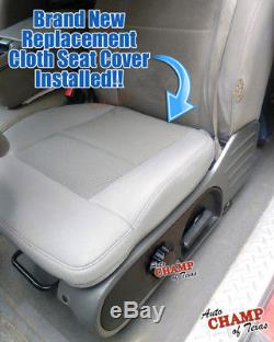 2004-2006 Ford F-150 STX XL Work Truck -Driver Side Bottom Cloth Seat Cover Gray