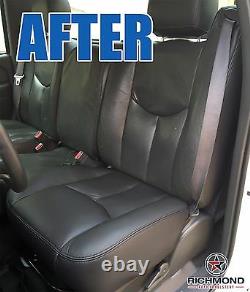 2005 Chevy 2500HD 3500 Work Truck -Driver Side Bottom VINYL Seat Cover Dark Gray