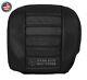 2005 Hummer H2 Luxury SUV SUT Truck Driver Side Bottom Leather Seat Cover Black
