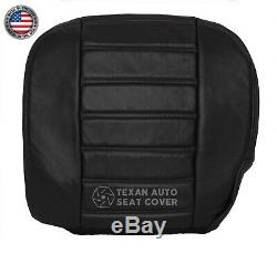 2005 Hummer H2 Luxury SUV SUT Truck Driver Side Bottom Leather Seat Cover Black