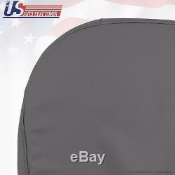 2006 2007 Ford F450 XL Work Truck Driver & Passenger Bottom Vinyl Seat Cover GRY