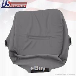 2006 2007 Ford F450 XL Work Truck Driver & Passenger Bottom Vinyl Seat Cover GRY