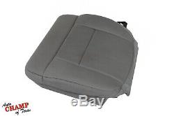 2007 2008 Ford F150 XL Work Truck STX -Driver Side Bottom Cloth Seat Cover Gray
