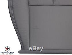 2007-2013 Chevy 2500HD 3500 Work Truck-Driver Side Bottom VINYL Seat Cover Gray
