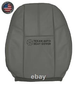2007-2013 GMC Sierra 2500HD -Driver Lean Back Synthetic Leather Seat Cover Gray