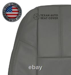 2007-2013 GMC Sierra 2500HD -Driver Lean Back Synthetic Leather Seat Cover Gray