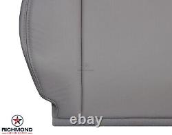 2007 2014 Chevy 2500HD Work Truck-Driver Side Lean Back VINYL Seat Cover Gray