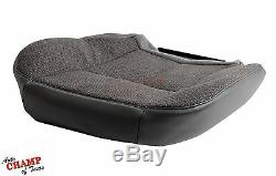 2007 Chevy 3500 Classic Work Truck-Driver Side Bottom Cloth Seat Cover Dark Gray