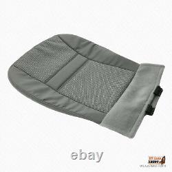 2007 Dodge Ram Truck Front Driver and Passenger Bottoms Fabric Seat Cover Gray