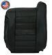 2007 Hummer H2 SUV SUT Luxury Truck Driver Lean Back Leather Seat Cover Black