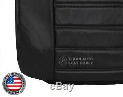 2007 Hummer H2 SUV SUT Luxury Truck Driver Side Bottom Leather Seat Cover Black