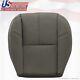 2007 to 2014 Chevy 3500 HD WT Work Truck Driver Bottom Vinyl Seat Cover Med Gray