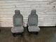 2009-2020 Ford Van E150 E250 E350 Front Seats Seat Gray Cloth Only (57k) Oem