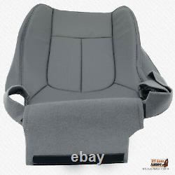 2009 Ford F150 Work Truck DRIVER Side Bottom Seat Cover SYNTHETIC LEATHER GRAY
