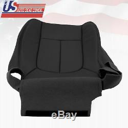 2009 Ford F150 Work Truck Front Driver Bottom Synthetic Leather Seat Cover Black