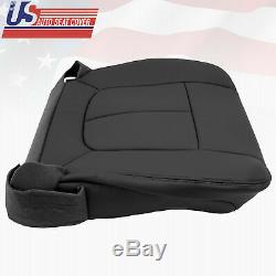 2009 Ford F150 Work Truck Front Driver Bottom Synthetic Leather Seat Cover Black