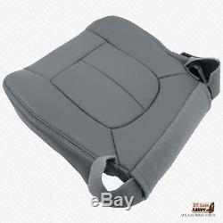 2011 2012 Ford F150 Work Truck DRIVER Bottom Replacement Seat Cover Vinyl Gray