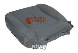 2011 Ford F150 Work Truck Driver Side Bottom Vinyl Replacement Seat Cover Gray
