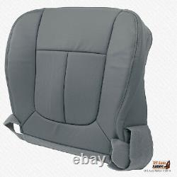 2011 Ford F150 Work Truck Front Driver Bottom Seat Cover SYNTHETIC LEATHER GRAY