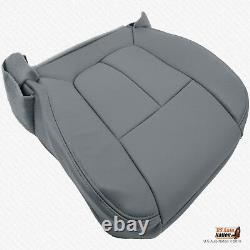 2011 Ford F150 Work Truck Front Driver Bottom Seat Cover SYNTHETIC LEATHER GRAY
