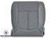 2012 2013 Ford F250 F350 XL Work-Truck -Driver Side Bottom Vinyl Seat Cover Gray