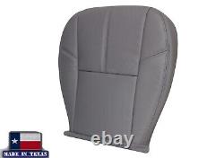 2013 2014 Chevy Silverado 3500HD Work Truck Base Driver Bottom Seat Cover Gray