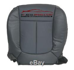 2013 Ford F150 Work Truck XL Driver Bottom Replacement Vinyl Seat Cover Gray