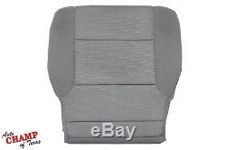 2014-2019 Chevy Silverado Work Truck WT-Driver Side Bottom Cloth Seat Cover Gray