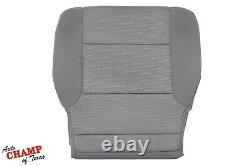 2014-2019 GMC Sierra Work Truck WT HD-Driver Side Bottom Cloth Seat Cover Gray