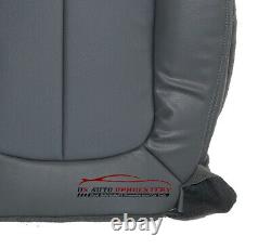 2014 Ford F150 Work Truck XL Driver Bottom Replacement Vinyl Seat Cover Gray