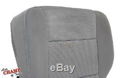 2015 2016 2017 Chevy 3500 HD Work Truck-Driver Side Bottom Cloth Seat Cover Gray