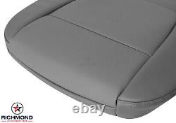 2015-2020 Ford F150 Work-Truck Base WT -Driver Side Bottom Vinyl Seat Cover Gray
