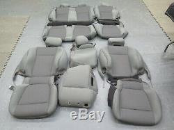 2019-2020 Ford F250 XL truck OEM F/R seat cover set Med Earth Gray