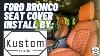 2021 Ford Bronco Custom Seat Cover Interior Upholstery Kit Ft Ourbroncolife Carinterior
