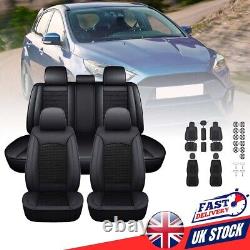 5-seat Front +Rear Full Set Car Leather Seat Covers For Ford Focus Mondeo Fiesta