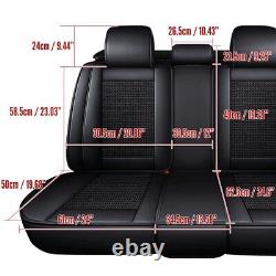 5-seat Front +Rear Full Set Car Leather Seat Covers For Ford Focus Mondeo Fiesta