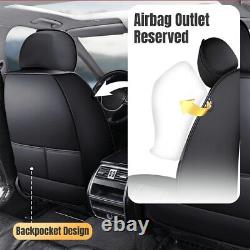 5-seat Front +Rear Full Set Car Leather Seat Covers For Ford Focus Mondeo Fiesta