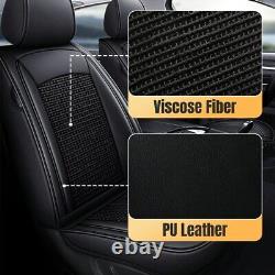 5-seat Front +Rear Full Set Car Leather Seat Covers For Ford Focus Mondeo Fiesta