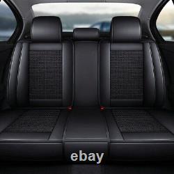 5-seat Front + Rear Full Set Car Leather Seat Covers For Honda Accord CR-V #F