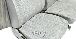 84-89 Toyota Pickup Truck 4Runner Bucket Seats Seat OEM Gray Trim Cloth 85 86 87