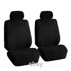 8Seaters 3ROW TODOTERRENO Black Seat Covers with Floor Mats For VAN Truck