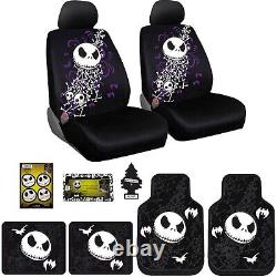 9 Pieces Nightmare Before Christmas Jack Skellington Car Truck SUV Seat Cover