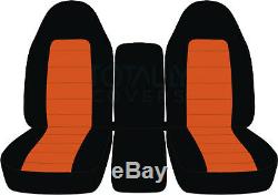 93-98 Ford F-150/F-250/F-350 40-20-40 2-Tone Truck Seat Covers +Console F-Series
