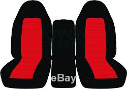 94-08 Dodge Ram 40/20/40 2-Tone Truck Seat Covers w Console/Armrest Split Bench