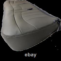 98 03 Ford F150, F250, F350 Work Truck Limited Bench Seat Bottom cover Vinyl GRAY