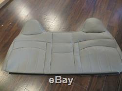 98 -03 Ford F250, F350 Standard Work Truck Bench Lean back Seat cover Vinyl Gray